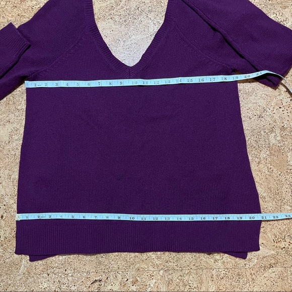 Calypso St Barth Gylden Cashmere Double V-neck Sweater Sz M - Picture 11 of 11